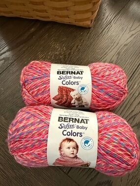 Bernat Softee Baby Colors Yarn - Pink Multi